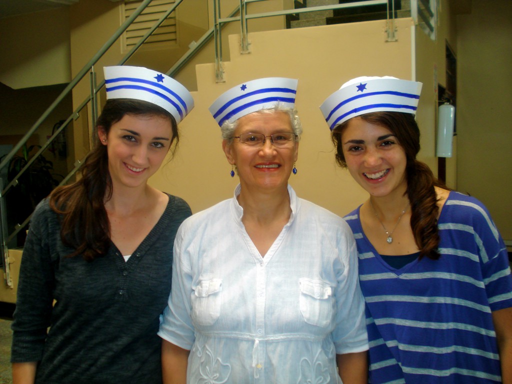 All the volunteers got their own hand-made sailor hats!