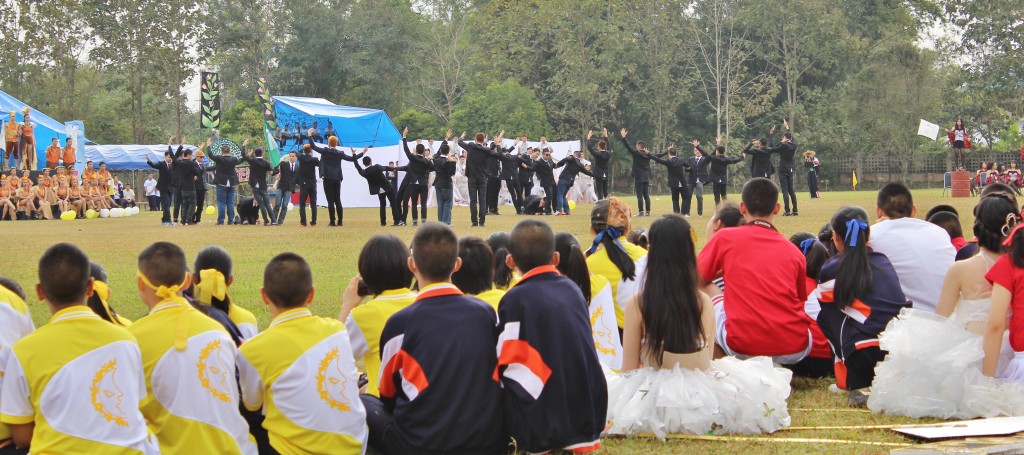 Sports Day wouldn't be Sports Day without some K-Pop dancing from the senior boys.
