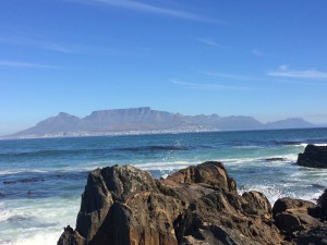 Table Mountain as viewed from Robben Island