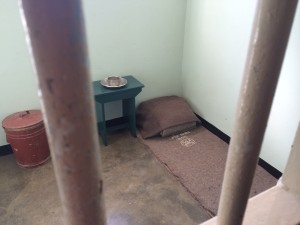 Cell 5, B-Section where Nelson Mandela spent 18 years of his life. 