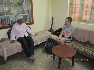 I and my friend Solomon, who I wrote about in "Trip to Bangalore".