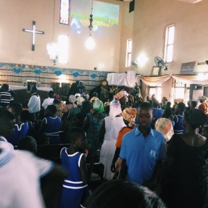 African church- part Presbyterian, part Catholic