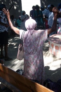 A picture of the woman who told me (through a translator) five years ago to not come back to Haiti until I had started to learn Creole. Yes ma'am! 