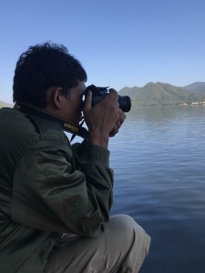 Kab taking some great photos at the end of the year excursion to Mae Ngat Dam.